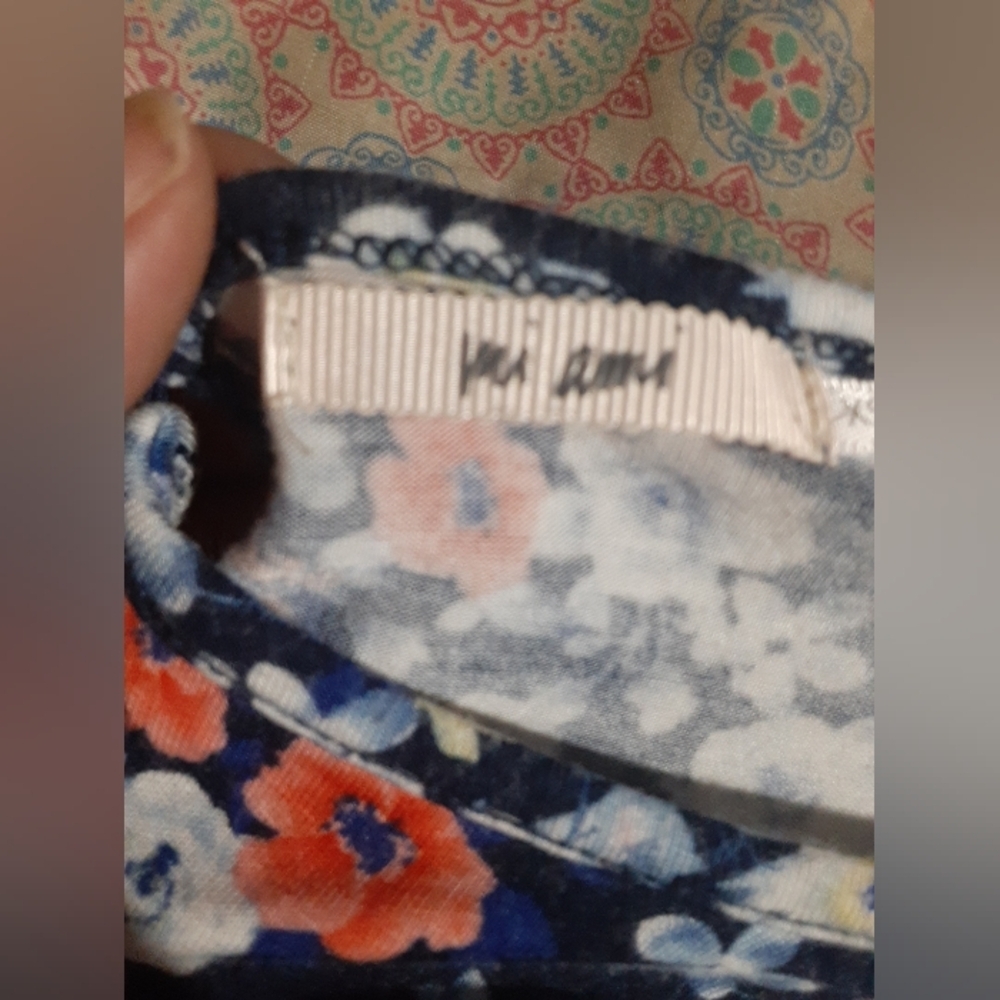 MI Ami Women's Dress Blue Floral Short Fit Flare Size XS Summer Spring - Picture 6 of 8